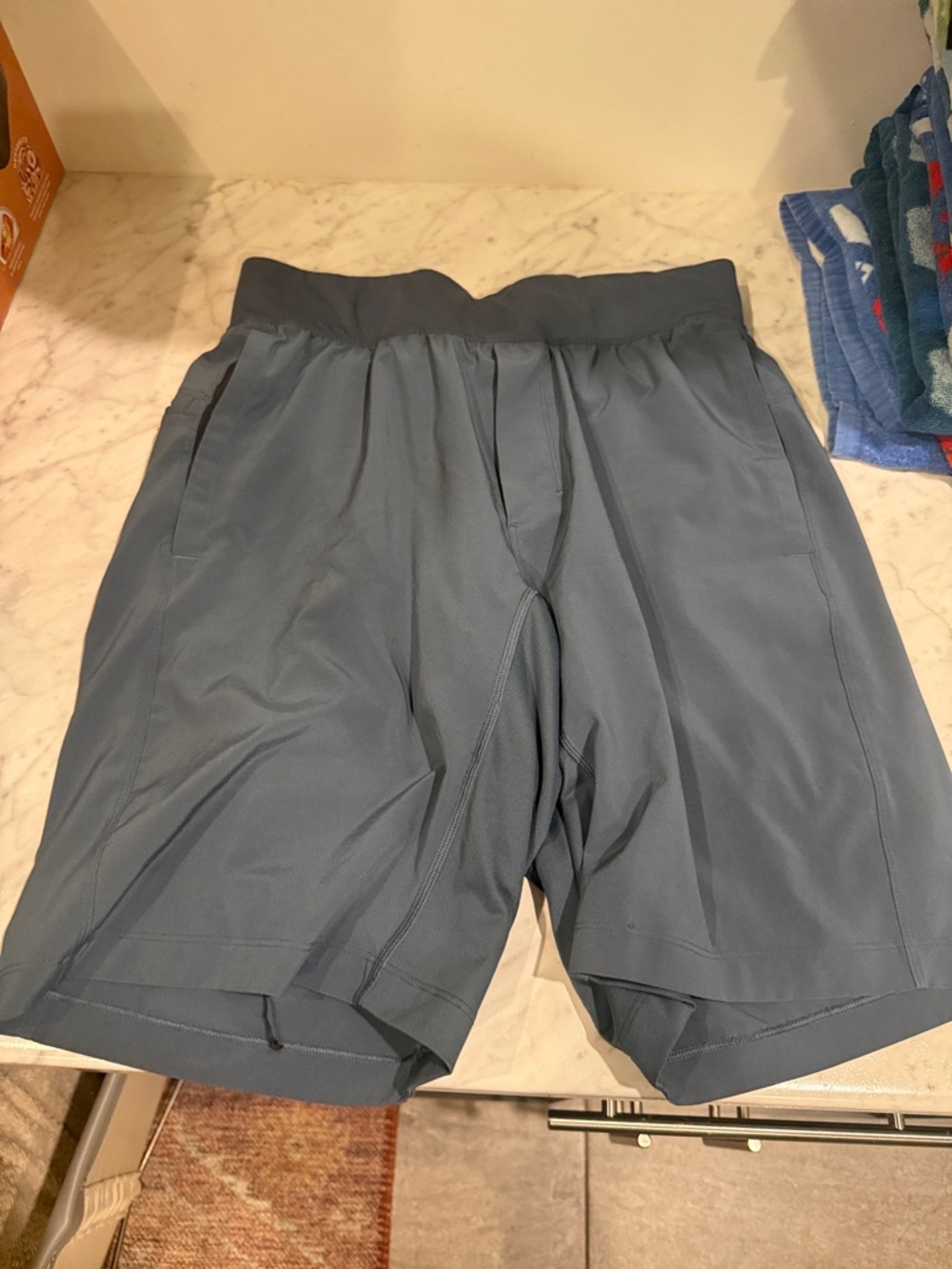 lululemon athletica Men's Athletic Shorts in Slate Blue